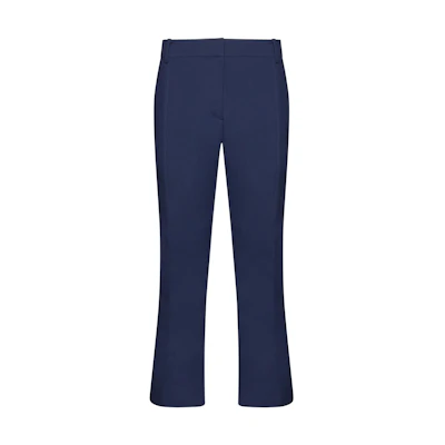 (Women) MARNI FW22 Slim Fit Flared Cropped Casual Pants Blue PAMA0341U0TW83900B80
