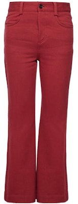 (Women) MARNI FW22 Solid Color Straight-Leg Casual Pants Red PAMA0282A0-UTC063-00R84 Buy (Women) MARNI FW22 Solid Color Straight-Leg Casual Pants Red PAMA0282A0-UTC063-00R84