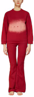 Purchase (W) MARNI FW22 Seluar Kasual Kaki Lurus Warna Merah PAMA0282A0-UTC063-00R84