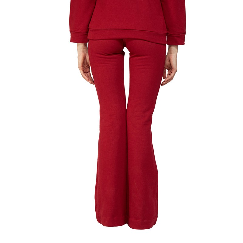 Details for (W) マルニ FW22 無地 ストレートレッグ カジュアルパンツ レッド PAMA0282A0-UTC063-00R84