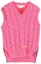 Order (Women) MARNI FW22 Pink V-Neck Cable Knit Pullover Vest Women CVMD0094Q0UFWH0700C73