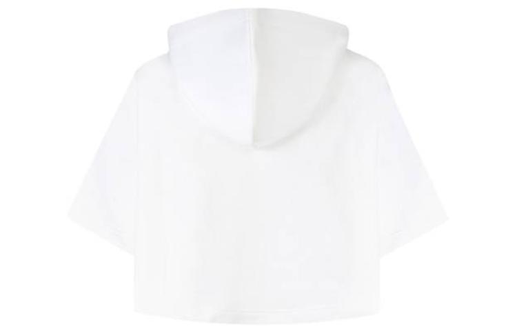 Lookbook (W) 마르니 FW22 로고 프린트 반소매 후디 화이트 FLJE0177P1-USCU88-LOW03