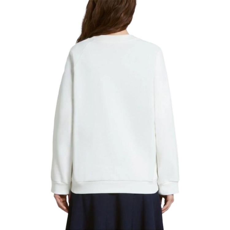 Shop (W) Sudadera Blanca MARNI FW23 con Estampado de Corazones y Manga Larga. FLJE0128P8-USCV39-H2W02