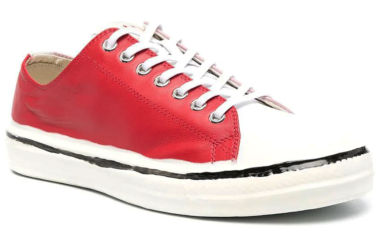 (W) Marni Graffiti Bicolor Sneaker 'Red Pink Patchwork' 圖 2