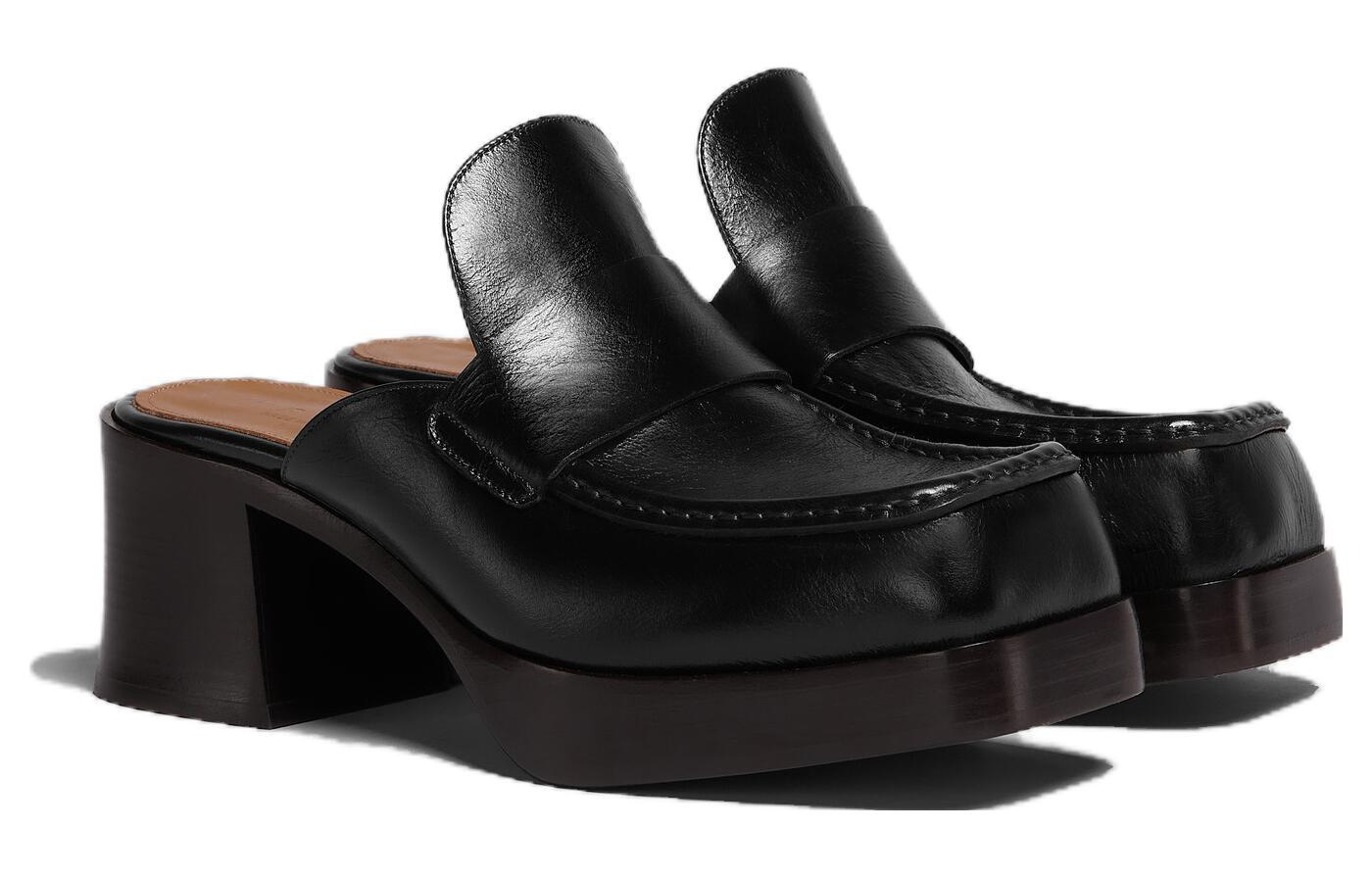 (W) Marni Heeled Mule 'Black' 圖 2