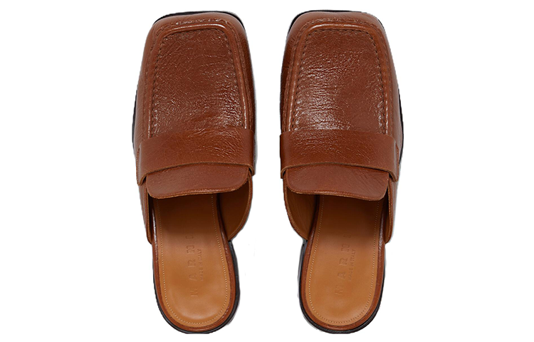 Lookbook (Women) Marni Heeled Mule 'Nougat' SBMS008105-P3731-00M36