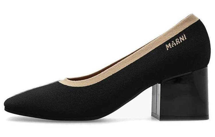 (Women) Marni High-Top Slip-On 'Black Logo Jacquard' PUMS009006P4547ZO202