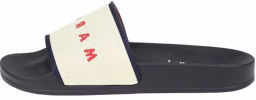 (Women) Marni Jacquard Rubber Slide 'Beige' SAMS015402-P4547-ZO101 (Women) Marni Jacquard Rubber Slide 'Beige' SAMS015402-P4547-ZO101