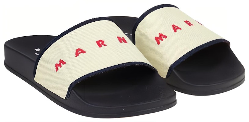 (W) Marni Sandal Karet Jacquard 'Beige' SAMS015402-P4547-ZO101 Lookbook (W) Marni Sandal Karet Jacquard 'Beige' SAMS015402-P4547-ZO101