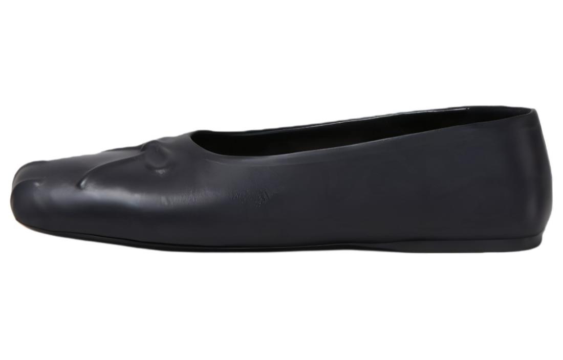 (Women) MARNI Leather Casual Shoes Black Comfortable & Versatile BAMS004700P362800N99