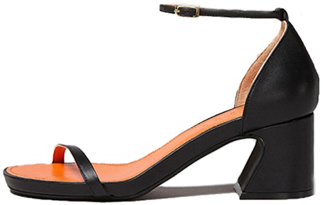 MARNI 皮革搭扣粗跟時尚涼鞋 女款 黑色 Buy MARNI 皮革搭扣粗跟時尚涼鞋 女款 黑色