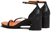 Lookbook (W) Marni Sandal Tumit Tinggi Kulit 'Fashion Sandal Hitam' SAMS016506P454500N99