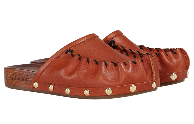(W) Marni Leather Flat 'Deep Red' 圖 4