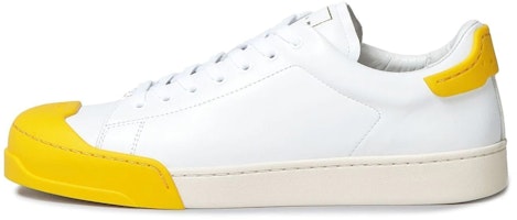 (Women) Marni Leather Lace-Up 'White Yellow' SNZW013801P5249ZO433 (Women) Marni Leather Lace-Up 'White Yellow' SNZW013801P5249ZO433