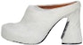 (W) Marni Tumit Tinggi Kulit Mule 'Putih' SBMS006410P412200W02