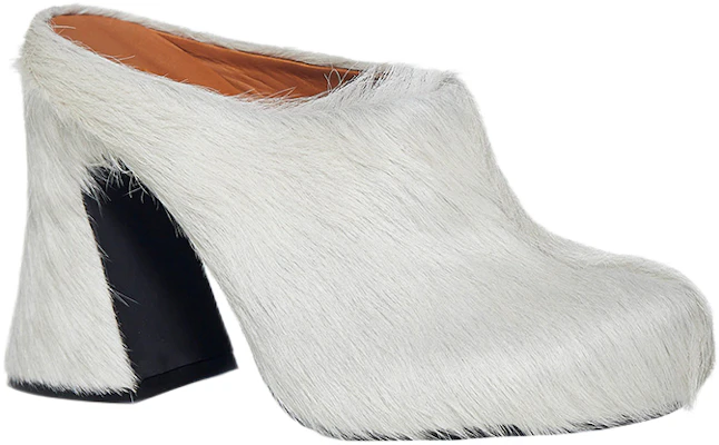 (Women) Marni Leather Mule High Heel 'White' SBMS006410P412200W02 Lookbook (Women) Marni Leather Mule High Heel 'White' SBMS006410P412200W02