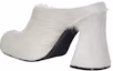 Shop (Women) Marni Leather Mule High Heel 'White' SBMS006410P412200W02