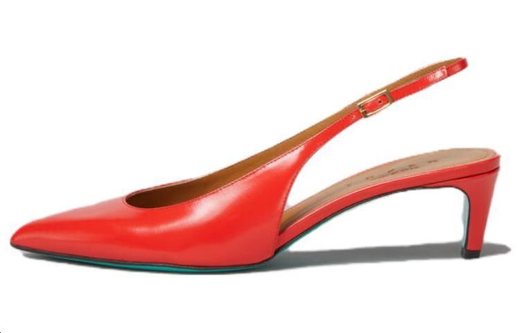 (Women) Marni Leather Pointed-Toe Slip-On Stiletto 'Palm Brown' CHMS004205P606100R62