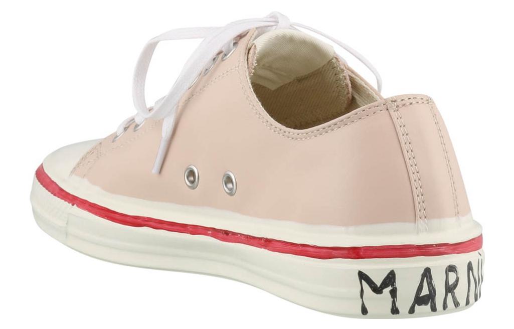 Shop (W) 마르니 핑크 가죽 레이스업 슈즈 (Marni pink leather lace-up shoes) SNZW006802P3350ZN007