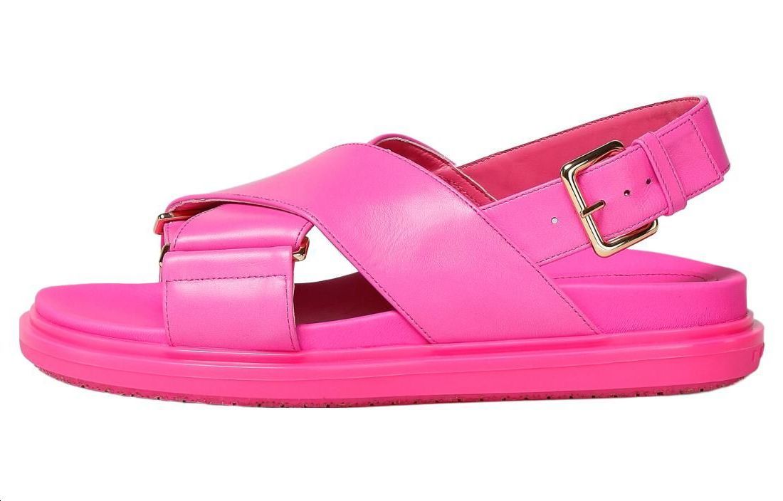 (W) Marni Leather Sandal 'Purple'