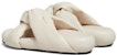 (W) Marni Kasut Kulit Slip-On 'White Comfort' SAMS018703P544300W23