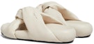 Lookbook (W) Marni Kasut Kulit Slip-On 'White Comfort' SAMS018703P544300W23