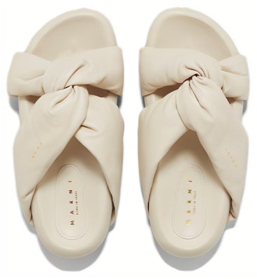 (Women) Marni Leather Slip-On 'White Comfort' SAMS018703P544300W23 Shop (Women) Marni Leather Slip-On 'White Comfort' SAMS018703P544300W23