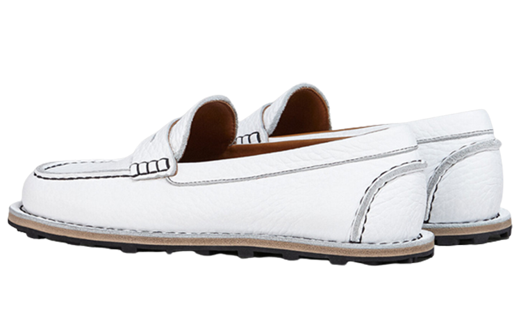 (W) Marni Loafer 'White Textured Calfskin' 圖 3