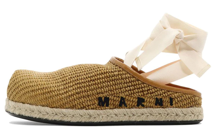 (Women) Marni Logo Lace-Up 'Light Brown' SBMS007701P386000M50