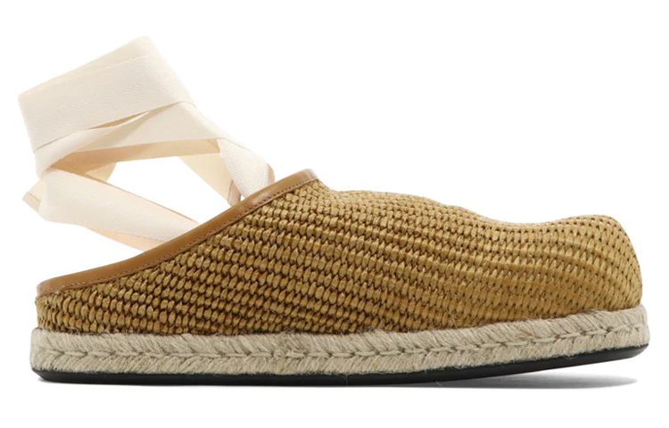 Order (W) Marni Logo Kasut Bertali 'Coklat Terang' SBMS007701P386000M50