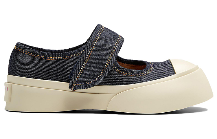 (W) Marni Low-Top Lace-Up 'Dark Denim' 圖 2