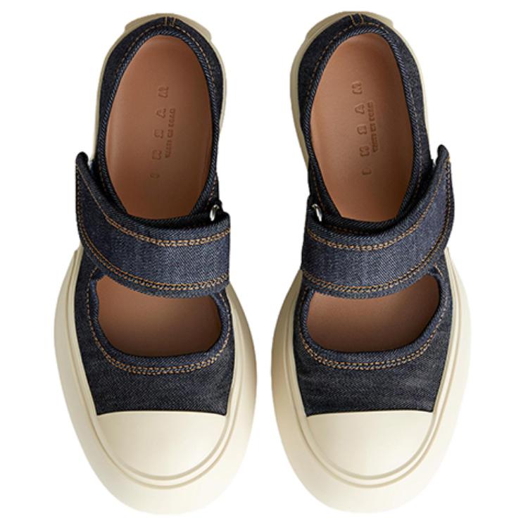 (W) Marni Low-Top Lace-Up 'Dark Denim' 圖 3