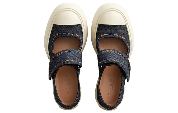 (W) Marni Low-Top Lace-Up 'Dark Denim' 圖 4