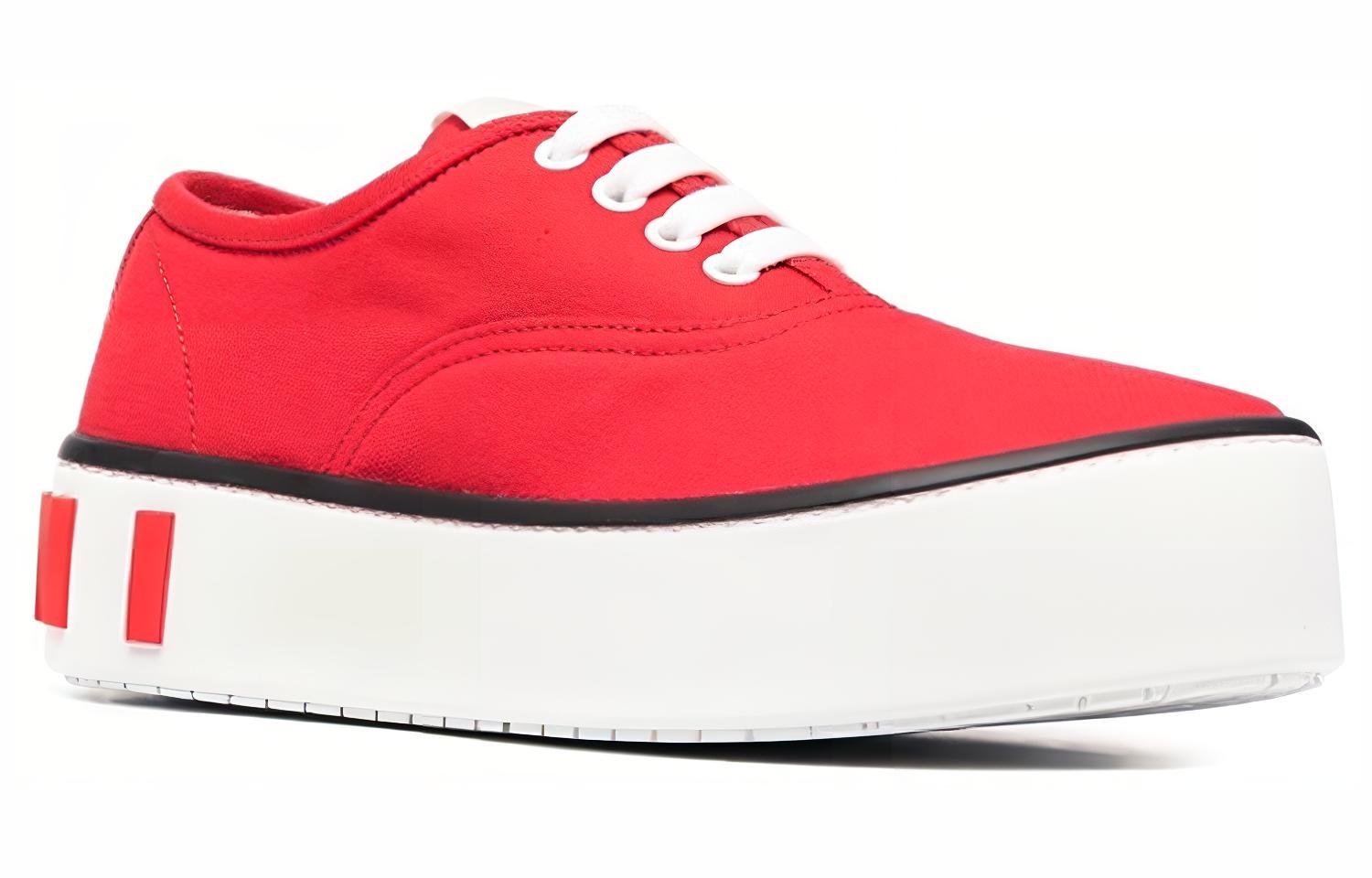 (W) Marni Low-Top Platform 'Logo Embossed Red' 圖 2