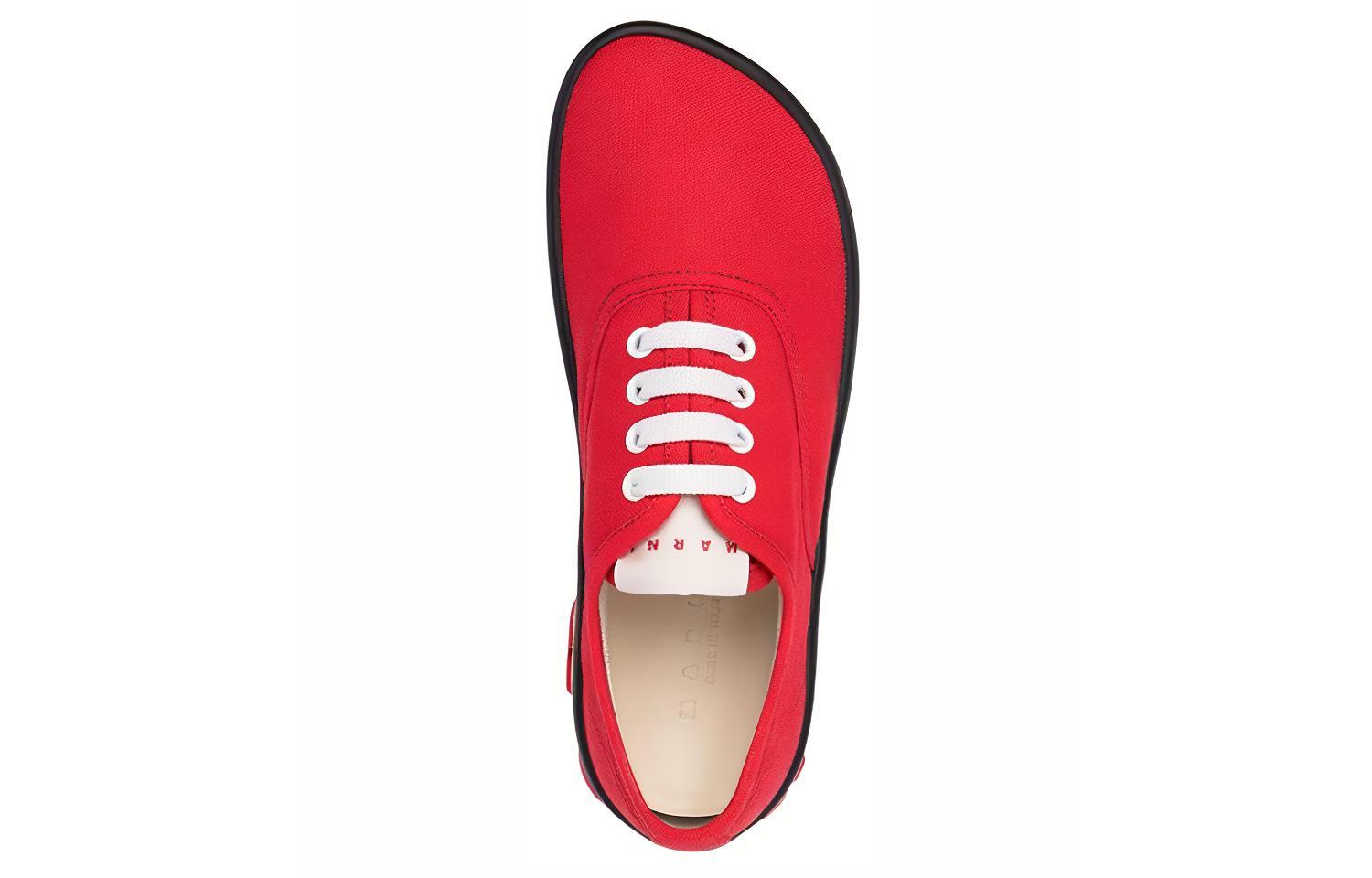 (W) Marni Low-Top Platform 'Logo Embossed Red' 圖 4