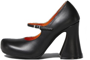(Women) Marni Mary Jane High Heel 'Black Leather' MJMS006210P454500N99 (Women) Marni Mary Jane High Heel 'Black Leather' MJMS006210P454500N99