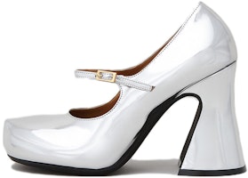 (Women) Marni Mary Jane High Heel 'Metallic Silver' MJMS006210P041000N20 (Women) Marni Mary Jane High Heel 'Metallic Silver' MJMS006210P041000N20