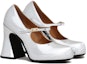 Order (W) Marni Mary Jane Tumit Tinggi 'Perak Metallic' MJMS006210P041000N20