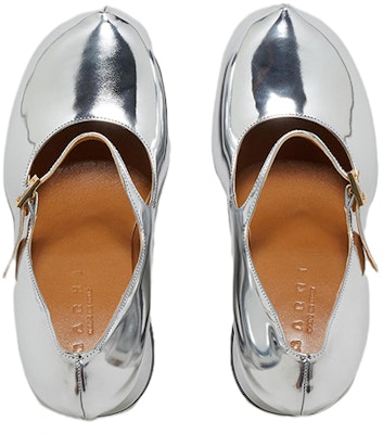 (W) Marni Mary Jane High Heel 'Perak Metalik' MJMS006210P041000N20 Shop (W) Marni Mary Jane High Heel 'Perak Metalik' MJMS006210P041000N20
