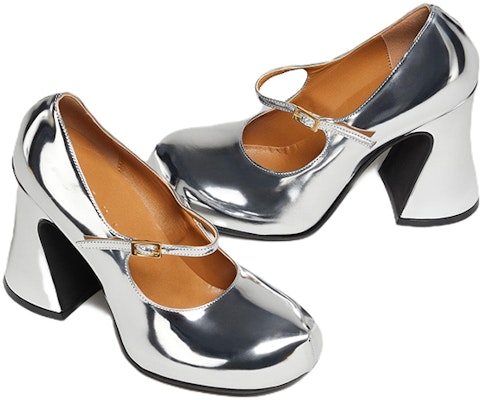 (W) Marni Mary Jane High Heel 'Perak Metalik' MJMS006210P041000N20 Purchase (W) Marni Mary Jane High Heel 'Perak Metalik' MJMS006210P041000N20