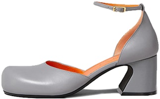 (Women) Marni Mary Jane High Heels 'Grey Metallic Buckle' MJMS006006P454500N34 (Women) Marni Mary Jane High Heels 'Grey Metallic Buckle' MJMS006006P454500N34