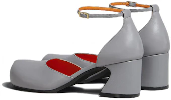 Lookbook (Women) Marni Mary Jane High Heels 'Grey Metallic Buckle' MJMS006006P454500N34