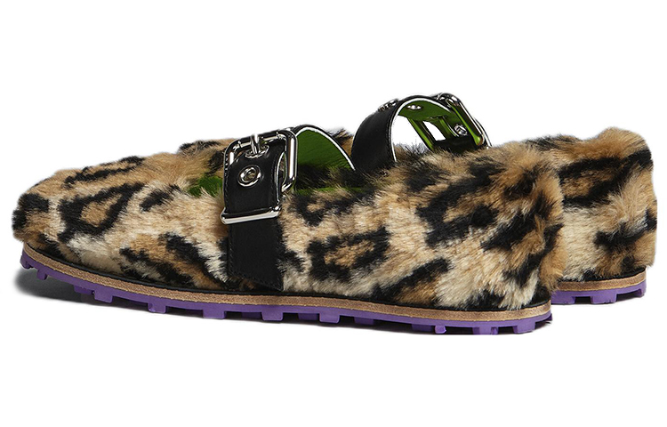 (W) Marni Mary Janes 'Leopard Print Faux Fur' 圖 3