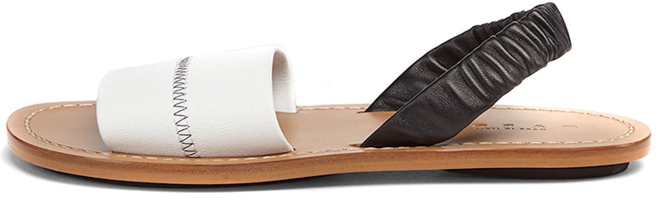 (Women) Marni Nappa Leather Sandal 'White Brown' SAMS011500P3387Z1S90 Buy (Women) Marni Nappa Leather Sandal 'White Brown' SAMS011500P3387Z1S90