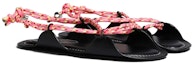 Order (W) Marni No Vacancy Inn x Sandal Fesyen 'Black Leather Knot Lace' SAMS017900P5870ZO553