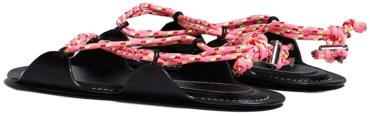 (Women) Marni No Vacancy Inn x Fashion Sandal 'Black Leather Knot Lace' SAMS017900P5870ZO553 Lookbook (Women) Marni No Vacancy Inn x Fashion Sandal 'Black Leather Knot Lace' SAMS017900P5870ZO553