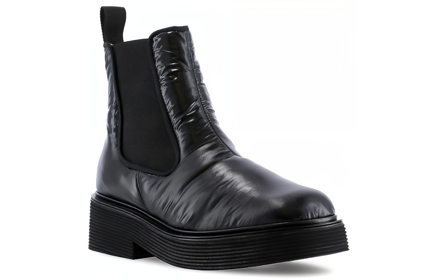 Lookbook (W) Bota Chelsea de Nailon Marni 'Negra' TCMS007004P434500N99