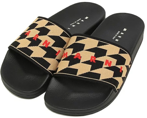 (W) Marni 开口平底鞋 '米色黑色' SAMS015402P4556ZO423 Order (W) Marni 开口平底鞋 '米色黑色' SAMS015402P4556ZO423