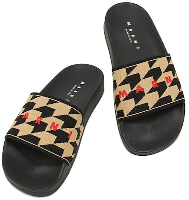 (W) Marni 开口平底鞋 '米色黑色' SAMS015402P4556ZO423 Shop (W) Marni 开口平底鞋 '米色黑色' SAMS015402P4556ZO423