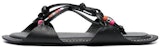 (Women) Marni Open Toe Flat Slide 'Black Fashion' SAMS018600P574600N99